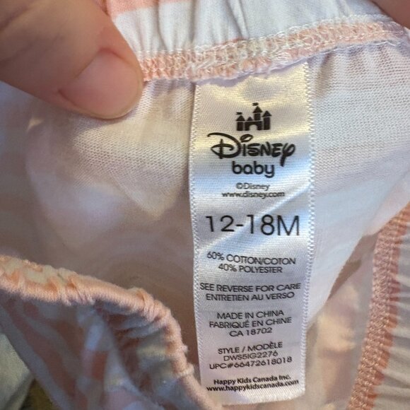 Disney Baby PJ Pyjamas Shorts Size 18 months - Picture 6 of 8